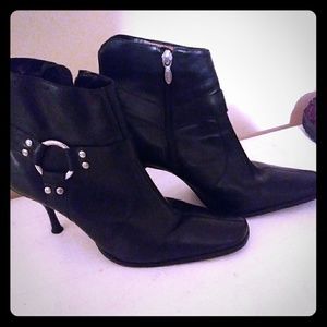 High heel ankle boots